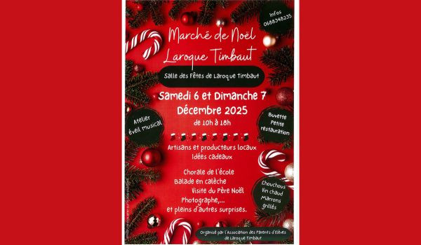 Marché de Noël de Laroque-Timbaut