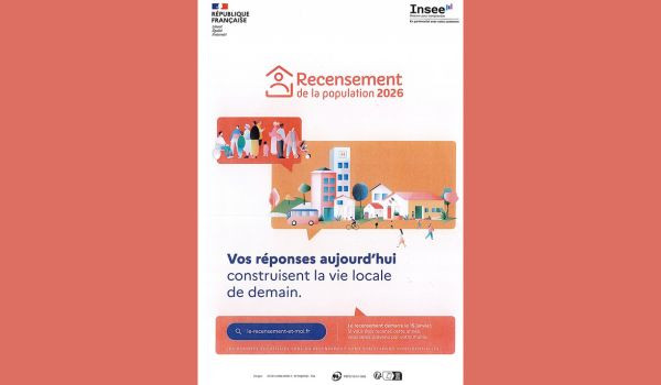  Recensement de la population &ndash; Janvier 2026