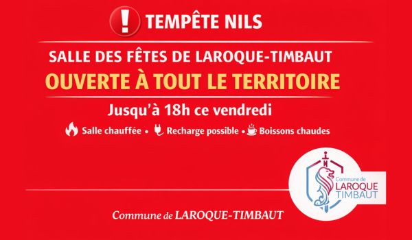 Temp&ecirc;te NILS &ndash; Ouverture de la Salle des f&ecirc;tes