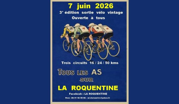 🚴&zwj;♂️&spades;️ 3ᵉ &Eacute;DITION &ndash; TOUS LES AS SUR LA ROQUENTINE &diams;️🚴&zwj;♀️
