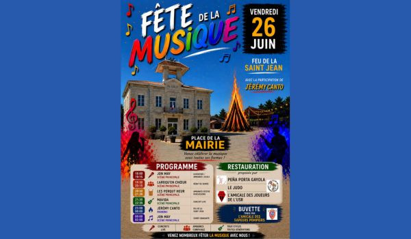 🎶🔥 F&Ecirc;TE DE LA MUSIQUE 2026 🔥🎶