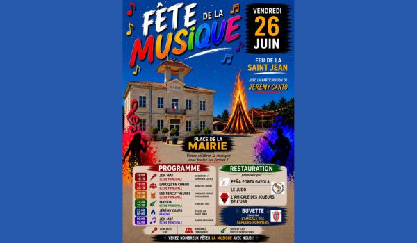 🎶🔥 F&Ecirc;TE DE LA MUSIQUE 2026 🔥🎶