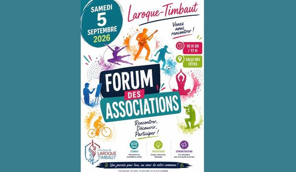 🎉 FORUM DES ASSOCIATIONS &ndash; LAROQUE-TIMBAUT 🎉