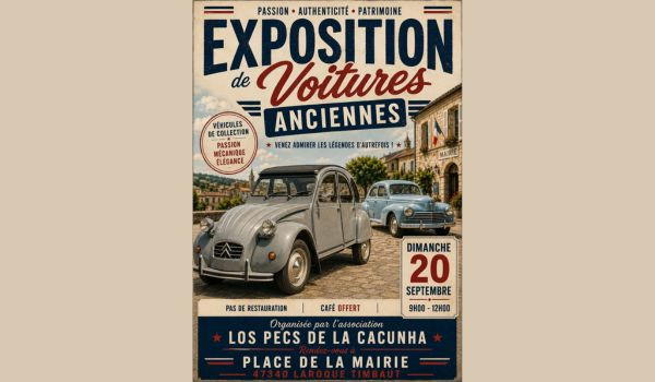 🚗✨ EXPOSITION DE VOITURES ANCIENNES ✨🚗