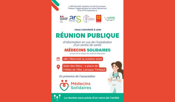 🏥 R&Eacute;UNION PUBLIQUE &ndash; M&Eacute;DECINS SOLIDAIRES