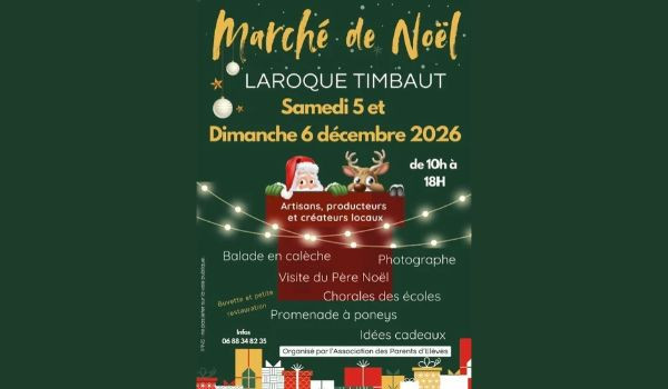 🎄✨ La magie de No&euml;l s&rsquo;invite &agrave; Laroque-Timbaut ! ✨🎄